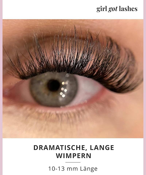 Dramatische Wimpern